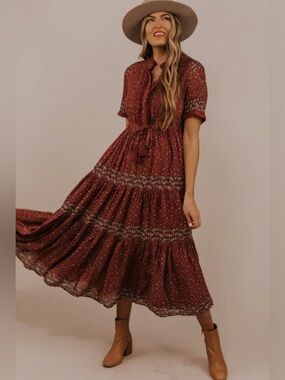 Free People Rare Feelings Dress Purple Size S